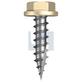 Hobsons - #10-12 x 20 Primrose - Cl4 As3566 Type 17 Flanged Hex Head | Q519-Pr (Pack Of 1000)